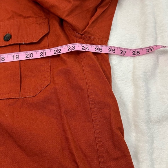 Magellan Outdoors Orange Casual Button Down Shirt Relaxed Fit - Picture 2 of 11